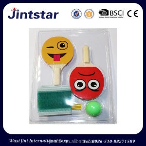 Promotional children toys Mini pingpong rackets sets with net and balls for kids