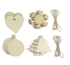 promotional use small christmas wooden ornaments,wooden crafts wholesale