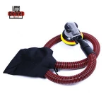 Pvc sanding dust collection hose with filter bag for orbital sander