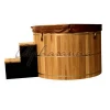 Quality barrel hot tubs electrical filter 1800*1000MM for 3-4 Person Red Cedar With Ozone generator free in charge