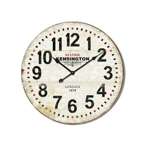 Quick Lead Antique Style Iron Recycled Material Custom Made Wall Clock