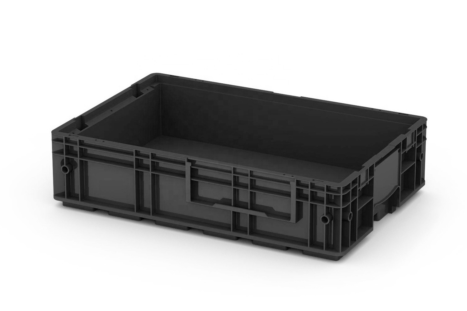 R-KLT 6415 Plastic Crate 594x396x147,5 Plastic Storage Crate PP Cheap Plastic Crates Solid Box