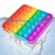 Import Rainbow Stress Relief Silicone Funny Toy Push Fidget Toy Parent-child GoBang Silicone from China