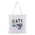 Import raw gym zip canvas fabric organic tote folding shopping bag cotton from China