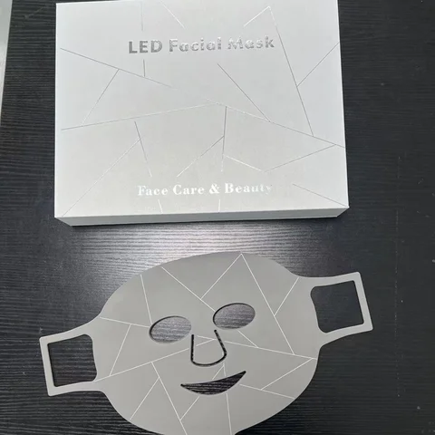 Buy Rechargeable Red Light Therapy Mask 3 In 1 Facial Skincare Tool For ...