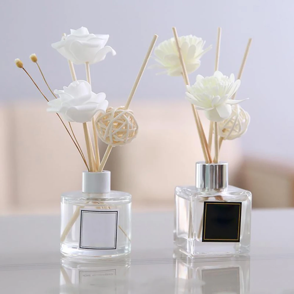 Reed diffuser set home fragrance reed diffuser with rattan sticks