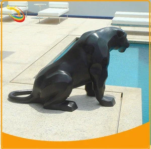 Resin Animal Panther Statue