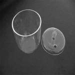 resistance high temperature high purity melting quartz crucible with lid