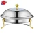 Import Restaurant Hotel Supplies golden&amp; silver crown fast food chafing dish with burner keep food warm seafood plates   DONGZHAOWEI from China