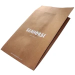 Reusable small size delivery mailer express bag e-commerce logistics packaging brown kraft paper mail bag