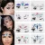 Import Rhinestone Temporary Tattoo Face Jewels Face Stickers Eyebrow Face Body Jewelry from China