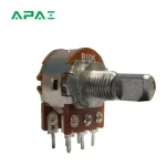 RK163G wh148  dual-units rotary Potentiometer  B10K B50K Potentiometer