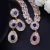 Import Rose Gold Plated Cubic Zirconia Bridal Jewelry Set For Women Wedding from China