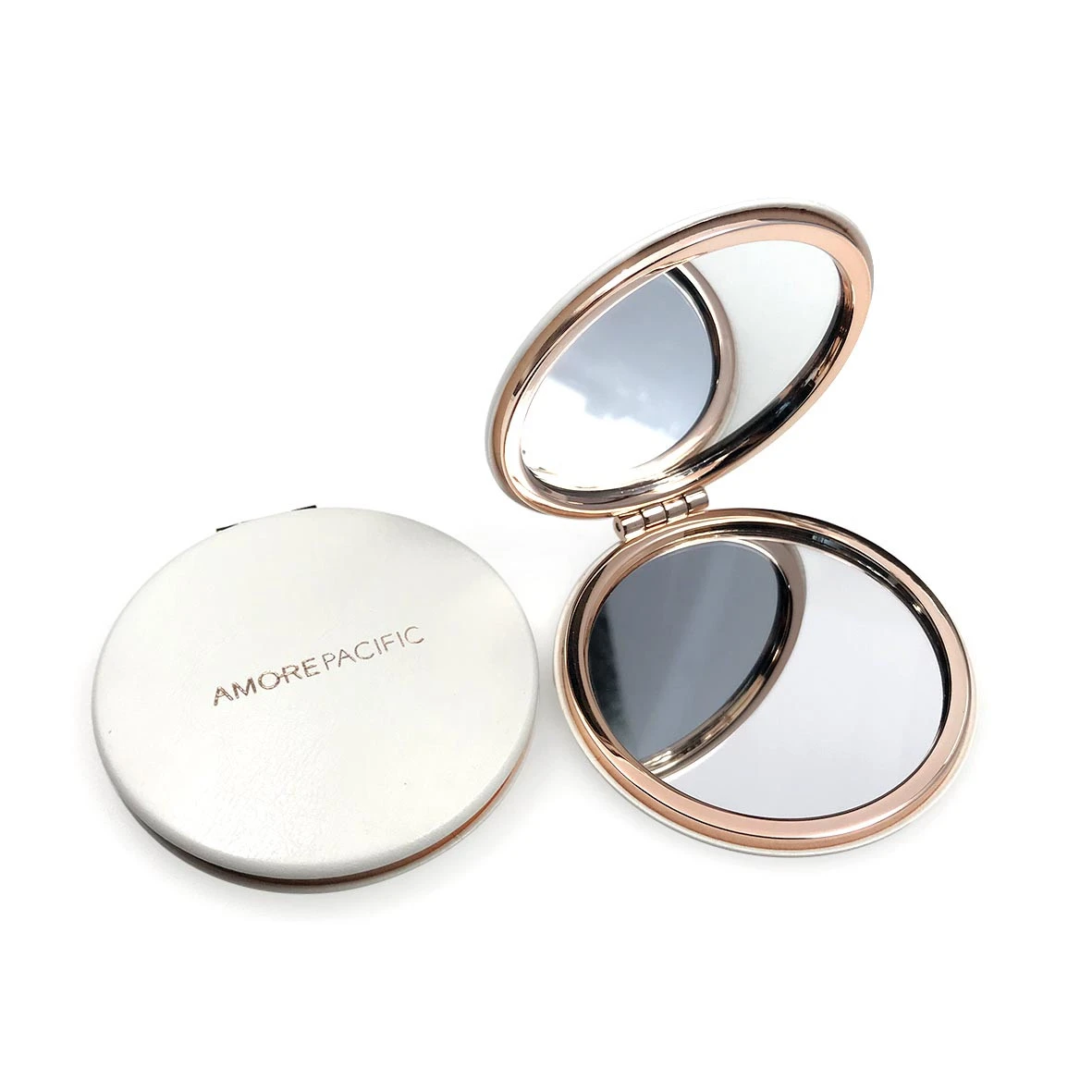 Round Cosmetic Mirror Double Sides Compact Makeup Pocket Mirror Portable Private Label Custom Compact Mirror