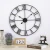 Round Metal Art Home Decorative Quartz Wall Mounted Clock Iron Pendant Wall Clock