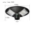 Import Round new design led solar street light for garden 120W 250W Courtyard solar Road Lamp from China