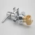 Import Round Toilet Hand Held Bidet Holder Bracket With Hot Cold Water Tap Faucet Brass from China