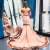 Import RSM66737 Jancember real cheap peach applique satintrumpet mermaid fashionable party evening dress from China