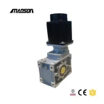 RV75 worm gear Aluminum alloy motor reducer with hollow shaft and NEMA56C flange