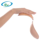 Seamless extreme push up silicone adhesive invisible bra