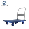 sell heavy duty 500KG industrial plastic platform dolly trolley cart manufacturer