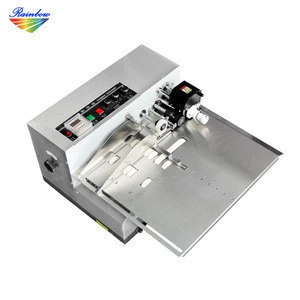 Semi automatic batch and expiry date printing machine