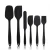 Import Set of 6 Silicone Spatula inside iron Heat Resistant Kitchen Spatula Silicone for Non-Stick Cooking Baking and Mixing from China