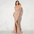 Import Seuined Slash Neck Tight Fitted Strapless Off the Shoulder Front Slit Ball Gown Women Sexy Evening Dresses from China