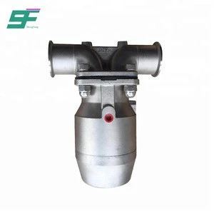 ShengFeng Sanitary 316L DN50 Tri Clamp Diaphragm Valve with Stainless Steel Pneumatic Actuator