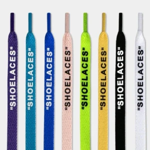 Shoelaces print flat 8mm width 100-180cm Colorful print shoe laces 29 colors flat fashion shoelaces for sneakers