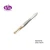 Import short size eyebrow tweezers Stainless Steel Slant Tip/ Flat Tip Half gold plated tweezers from China