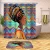 Import Shower Curtain 2020 Black Girl Waterproof Customized Accessory Style Fabric Room Modern Pattern from China