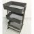 Import SI007 Free to move three-layer storage basket trolley multipurpose metal trolley from China