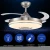 Import Silver Led Light Lamp Ceiling Fan With Remote Control from China