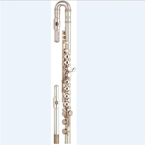 Silver plated C tone children flute