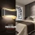 Simple modern new led creative wall lamp hotel living room aisle project interior lamp bedroom bedside decorative lamp