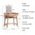 Import Simple Nordic style furniture solid wood modern dresser small house hlod make-up table creative bedroom dresser from China
