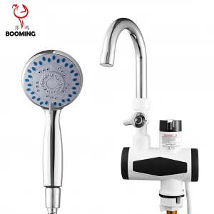 Single Handle  ABS+Stainless SteeL  Highly Welcomed Bathroom Kitchen Electric Faucet Hot Water Tap