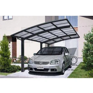 Single Slope Canopy Carport With Polycarbonate Roof