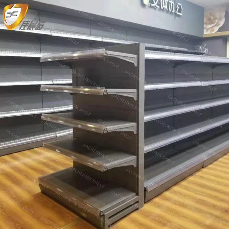 Single&Double-sided Grocery  Display Shelf /Rack Retail Shelving/Storage Shelf for Convenience Store