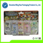 Slide card PET blister for toys