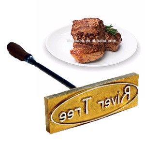 Small number letter classic  BBQ accessories steak branding iron