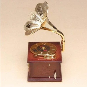 Small Plastic Phonograph Cheap Music Boxes
