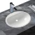 Import Small Size Acrylic Round Sanitary Ware Toilet Bathroom Basin Stone Basins Wash Sink from China