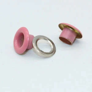 small size colored brass garment eyelets