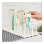 Small size Multi Dish Drying Rack Ivory Color PP Material Dish Stand Baby Bottle Drying Rack High Quality made in Korea