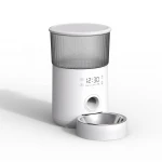 Smart pet feeder using smart phone adjustable electronic automatic pet food feeder with camera