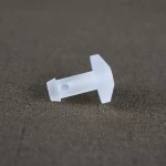 Solid quartz fused silica big head polished machinery cnc valve parts accessory
