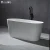 Import Solid surface stone bathtub , simple style artificial marble bath freestanding tubs from China