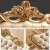 Import solid wood furniture bedroom set gold color from China